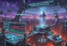 سعر الإيثريوم يحتفظ بخسائره دون 2,300 دولار، وزخم التعافي لا يزال ضعيفًا