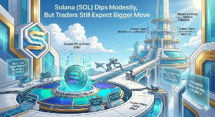 سولانا (SOL) تنخفض بشكل طفيف، لكن المتداولين لا يزالون يتوقعون حركة أكبر
