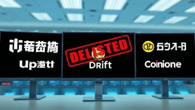 تأكيد شطب عملة DRIFT: Upbit وBithumb وCoinone تزيل الرمز في 1 يونيو