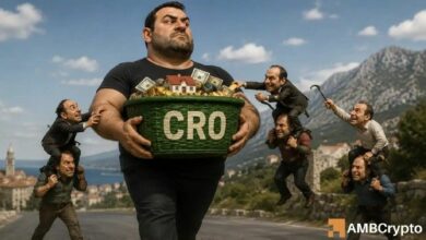 كرونوس يصل إلى 3.53 مليار دولار من القيمة السوقية مع ارتفاع البيع – هل CRO مبالغ في قيمته؟