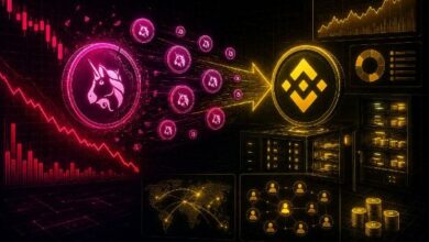 تراجع سعر Uniswap بينما تستوعب Binance ملايين الرموز – المتداولون يترقبون