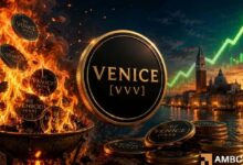 رمز فينيسيا (VVV) يقفز 19% مسجلاً أعلى مستوى في 16 شهرًا: هل يتمكن الثيران من استعادة 20 دولارًا؟