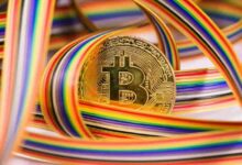 رسم بياني لقوس قزح للبيتكوين يتنبأ بسعر BTC في 1 يونيو 2026