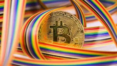 رسم بياني لقوس قزح للبيتكوين يتنبأ بسعر BTC في 1 يونيو 2026