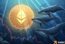 بعد تحويل 577 ألف إيثريوم: هل ينخفض سعر ETH تحت الضغط؟
