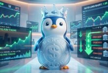 PENGU يستعيد 0.010 دولار مع تراكم الحيتان لـ52.9 مليون رمز يثير توقعات الانفراج
