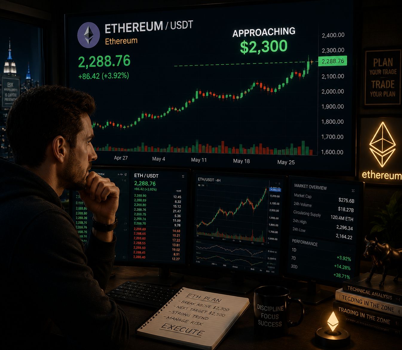 إيثريوم تستهدف التعافي فوق 2,300 دولار: توقعات السوق