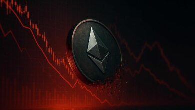 سعر إيثريوم عالق قرب 2,100 دولار مع قفزة حجم التداول 38% في موجة بيع