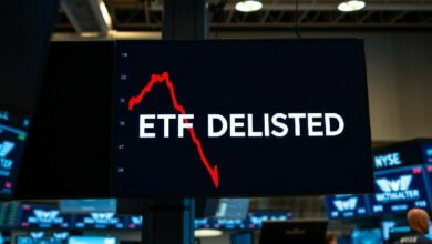 صناديق المؤشرات المتداولة ذات الرافعة المالية المرتبطة بالعملات الرقمية ضمن أكثر من 20 صندوقاً تم شطبها في أبريل، معظمها لم يستمر لعام