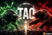 **بيتنسور يرتد من دعم KEY – هل يستطيع الثيران دفع TAO نحو 300 دولار؟**
