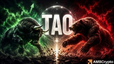 **بيتنسور يرتد من دعم KEY – هل يستطيع الثيران دفع TAO نحو 300 دولار؟**