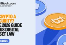 هل العملات المشفرة أوراق مالية؟ دليل 2026 لقانون الأصول الرقمية في الولايات المتحدة (الجزء الأول)