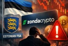 هيئة الرقابة المالية الإستونية تحذر مستثمري منصة Zondacrypto من انتهاك قانون MiCA