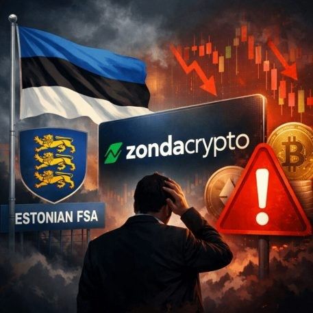 هيئة الرقابة المالية الإستونية تحذر مستثمري منصة Zondacrypto من انتهاك قانون MiCA