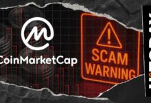 "رموز CMC المزيفة" تُطلق تحذيرًا من CoinMarketCap بشأن احتيال العملات الرقمية