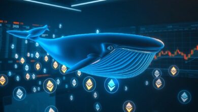 حوت Hyperliquid يضيف 9,000 إيثريوم إلى مركزه الطويل القياسي بقيمة 245 مليون دولار