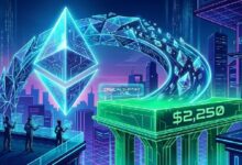 سعر الإيثيريوم يتراجع إلى 2,250 دولارًا، والمتداولون يترقبون دعمًا حاسمًا