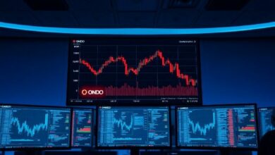 أوندو فاينانس تحوّل 63.88 مليون دولار من ONDO وتودع 9.15 مليون دولار في كوين بيز وبيبيت