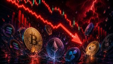 تصفية كبيرة للعملات الرقمية بقيمة 410 ملايين دولار خلال 24 ساعة