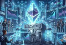 سعر إيثريوم يواجه اختبارًا حاسمًا مع اقتراب BitMine من امتلاك 5% من ETH