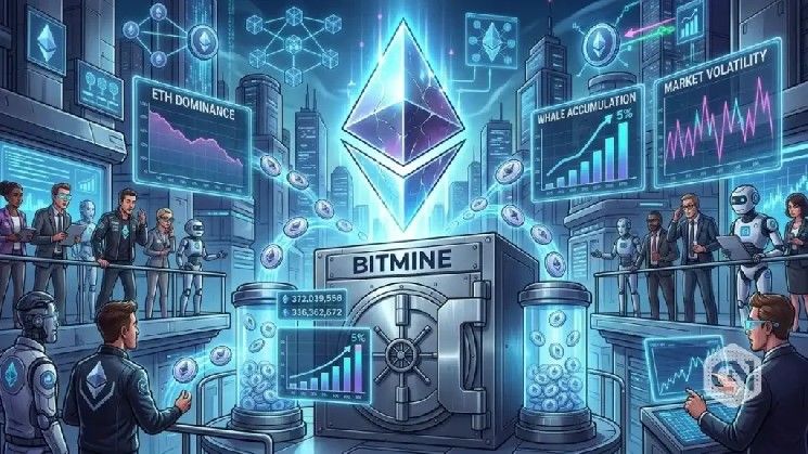 سعر إيثريوم يواجه اختبارًا حاسمًا مع اقتراب BitMine من امتلاك 5% من ETH