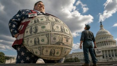 دين أمريكا البالغ 31.27 تريليون دولار يتجاوز الناتج المحلي الإجمالي – ويعزز بصمت حالة البيتكوين
