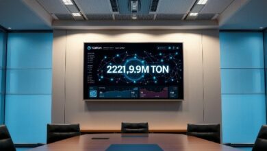 تون ستراتيجي تكشف عن حيازة 221.9 مليون TON، ما يمثل 4.29% من إجمالي المعروض