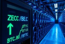بيانات تكشف: تعدين Zcash أصبح أكثر كفاءة في استهلاك الطاقة بـ 4 مرات من البيتكوين