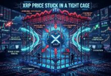سعر XRP محاصر في قفص ضيق—ضغوط الاختراق تتصاعد