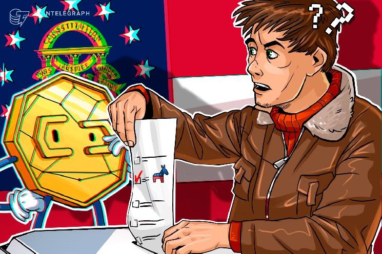 اختبار أولي في جورجيا لدعم PAC المشفرة للمرشح الديمقراطي