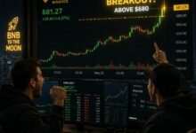 عنوان: BNB يستهدف اختراقًا نحو 720 دولارًا رغم الإشارات المتضاربة