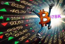 مؤشر RSI للبيتكوين يشير إلى تشبع شرائي يهبط بسعر BTC لاختبار 78 ألف دولار