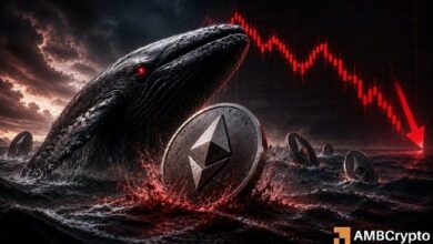 حوت إيثريوم يضخ 72 مليون دولار: هل يصمد الدعم عند 2000 دولار؟