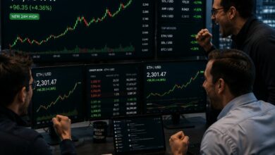 هل يستطيع إيثريوم الحفاظ على 2,300 دولار بعد خطوة جيه بي مورغان الكبرى في البلوكتشين؟