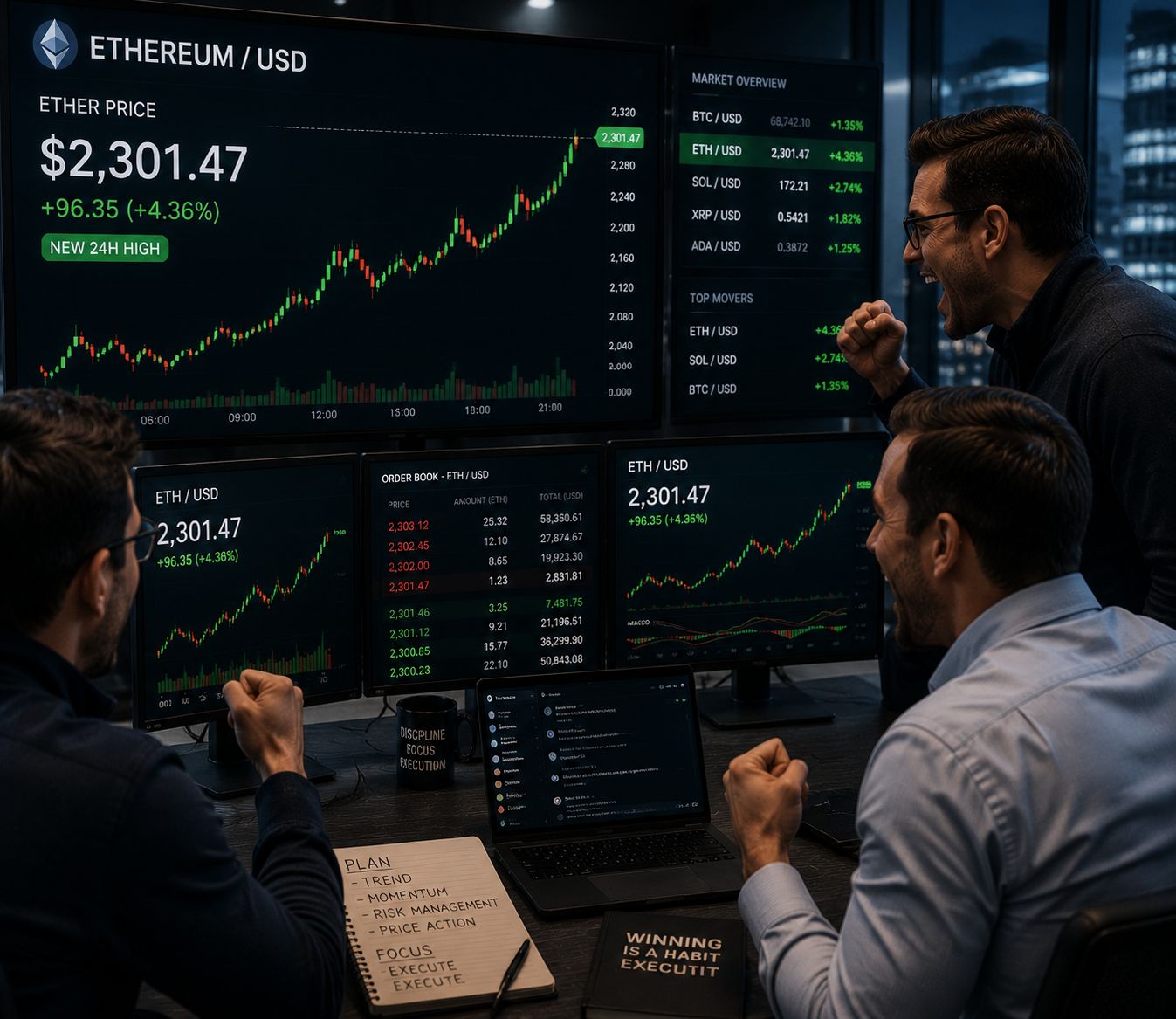 هل يستطيع إيثريوم الحفاظ على 2,300 دولار بعد خطوة جيه بي مورغان الكبرى في البلوكتشين؟