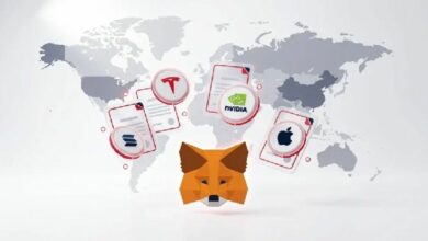 ميتاماسك تُضيف أسهمًا أمريكية مُرمّزة – غير متاحة للمستخدمين في الولايات المتحدة