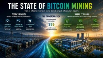 مستقبل تعدين البيتكوين يتجاوز البيتكوين نفسه