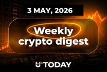 "ريبل (XRP) يدخل التيار الرئيسي في اليابان، إقرار قانون الوضوح (CLARITY Act)، وشيبا إينو (SHIB) تحقق أقوى عائد شهري في أبريل — أبرز أخبار العملات الرقمية الأسبوعية"