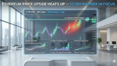 سعر الإيثيريوم يبني زخماً لانطلاقة صعودية جديدة