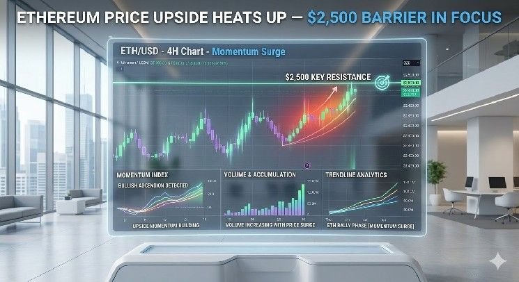 سعر الإيثيريوم يبني زخماً لانطلاقة صعودية جديدة