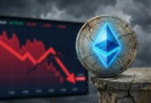 عنوان إيثريوم يهبط بشدة، والدببة تشدد قبضتها على زخم السوق
