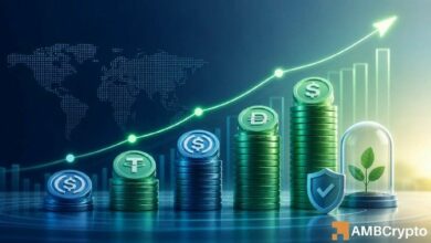 لماذا نمو العملات المستقرة قد يكون أكثر أهمية من البيتكوين الآن