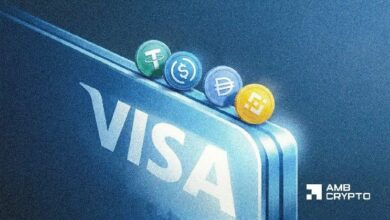 "تكملة قابلة للتطبيق" – فيزا توسع شبكات العملات المستقرة بارتفاع الطلب 50%