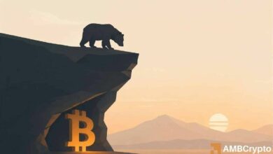 حيتان البيتكوين تتحول للهبوط – صفقة بيع بـ74 مليون دولار على هايبرليكويد ترفع خطر التصفية