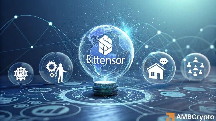 تاوسنتر (Bittensor) يرتفع بنسبة 6.5% خلال 24 ساعة - هل حان وقت تقديم عروض شراء لـ TAO؟
