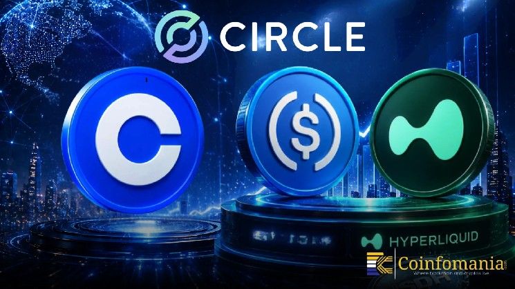 **سيركل تحوِّل 4.4 مليار دولار من USDC إلى كوين بيس عبر هايبرليكويد في رقم قياسي**