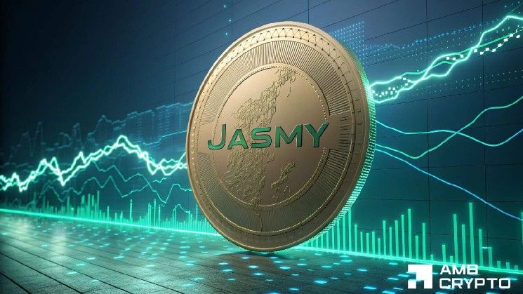 **JasmyCoin يقفز 16% مع انفجار حجم التداول بنسبة 175% – هل بدأ صعود JASMY للتو؟**