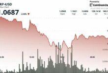 تراجع XRP بنسبة 2.8% مع بقاء تركيز الدعم عند 1 دولار