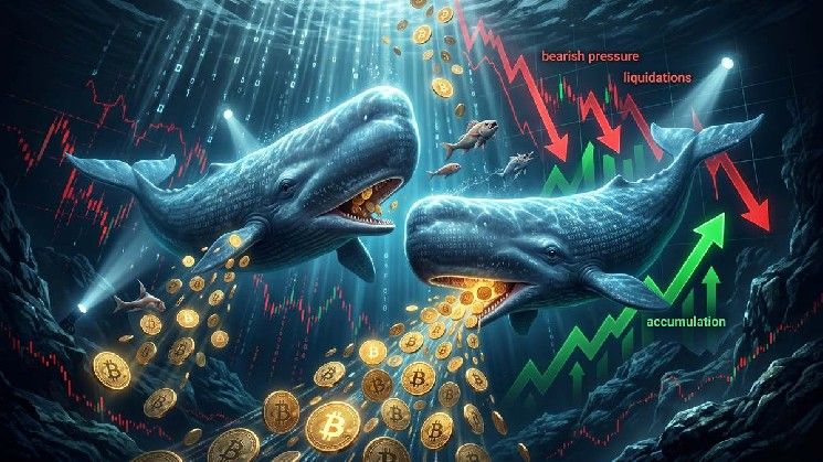 الحيتان الكبيرة تجمع البيتكوين مع تعرض السوق لضغط هبوطي