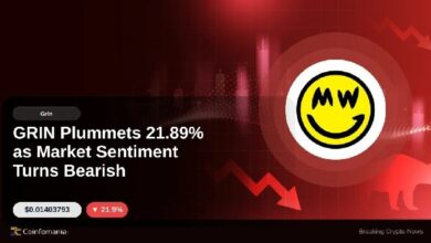 GRIN يهوي بنسبة 21.89% مع تحول معنويات السوق إلى السلبية